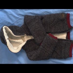 Toddler fur lined sweater
